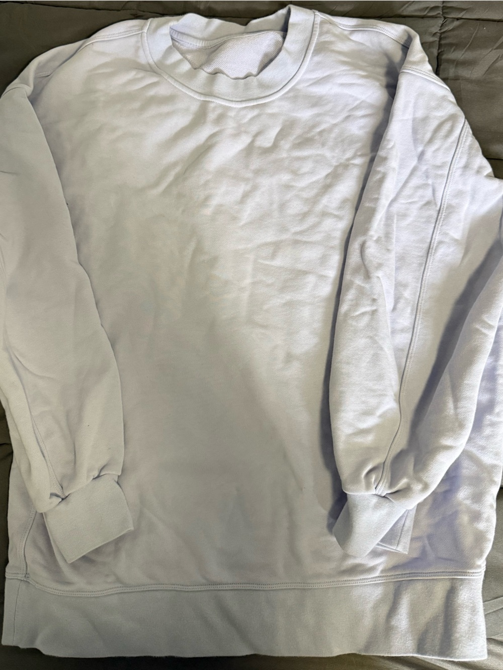 lululemon athletica Blue Crewneck Sweatshirt
